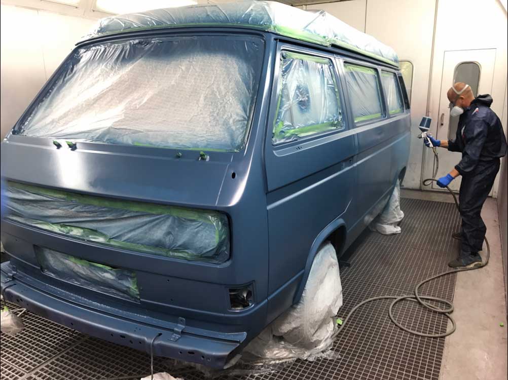 Lackierung: VW Bus